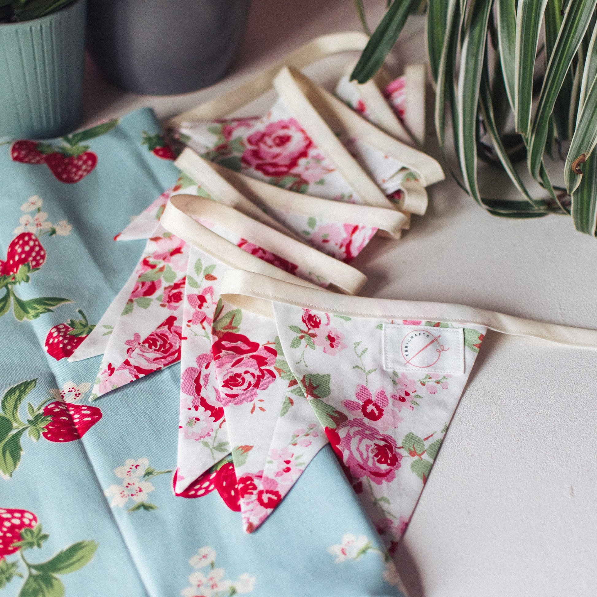 Cath Kidston Rosali Fabric Bunting - F&B Crafts - F&B Handmade