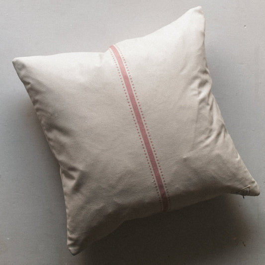 Dot & Stripe Linen Cushion - F&B Crafts - F&B Designs