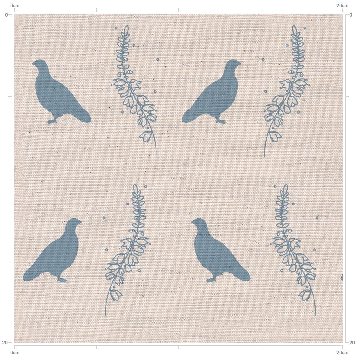 F&B Grouse & Heather Lamp Shade - F&B Crafts - F&B Designs