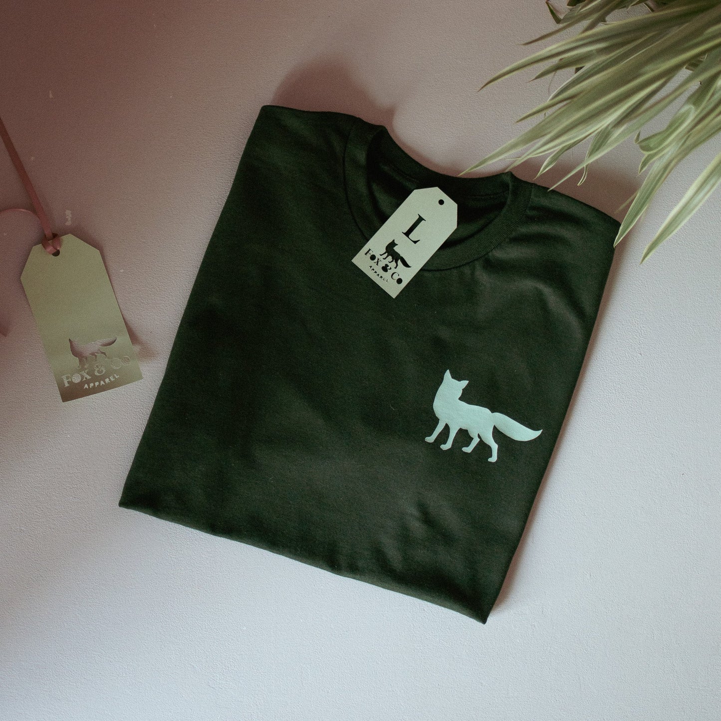 Forest Green Fox & Co Apparel T - Shirt - F&B Crafts - Fox & Co Apparel