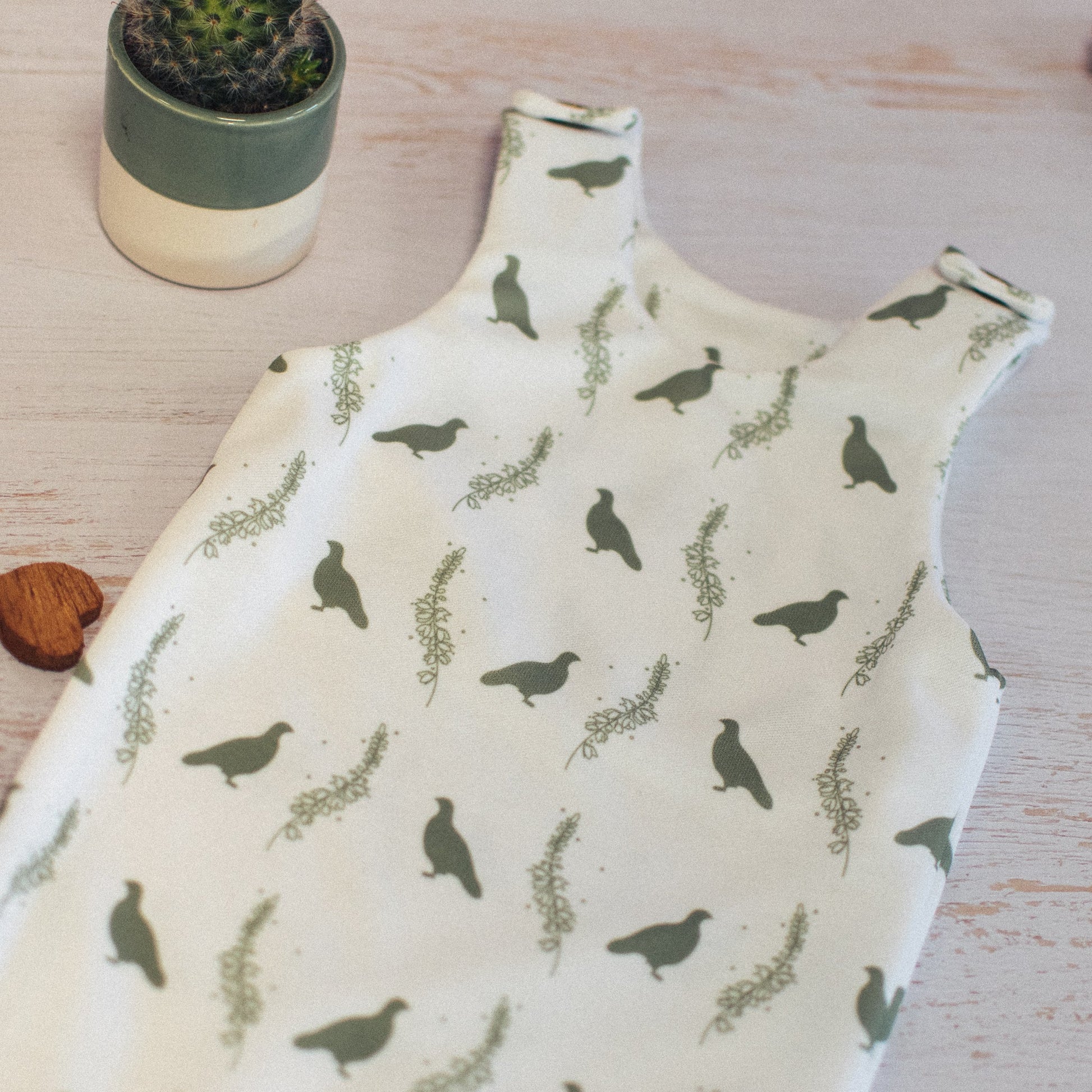 Grouse & Heather Dungarees Romper (Polyester) - F&B Crafts - F&B Designs