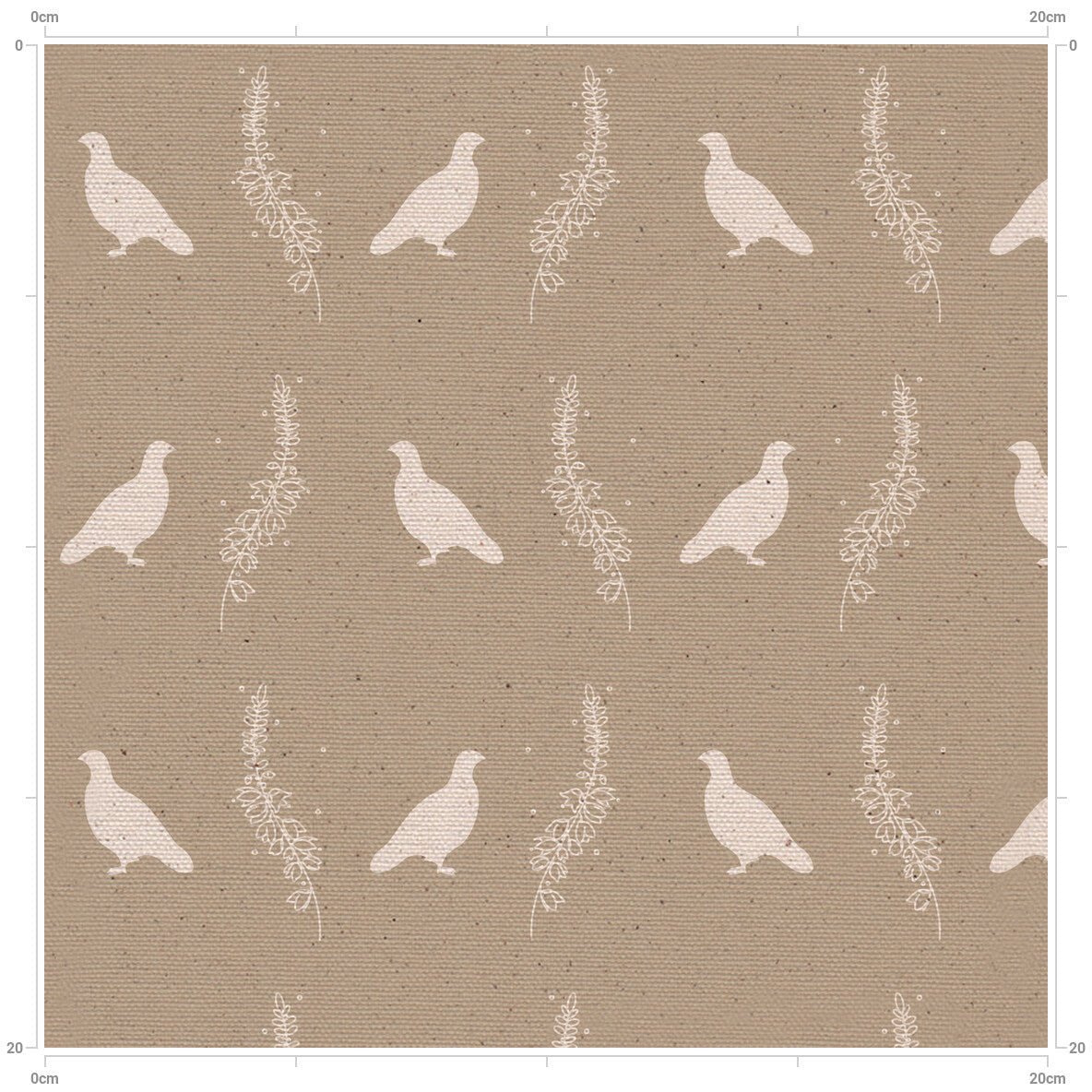 Grouse & Heather Solid Background - F&B Crafts - F&B Designs