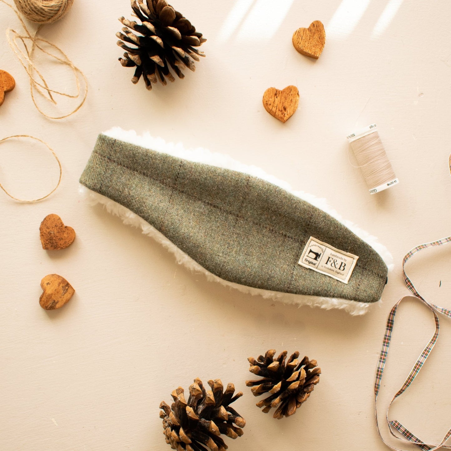 Harrogate Tweed Head Warmer - F&B Crafts - F&B Handmade