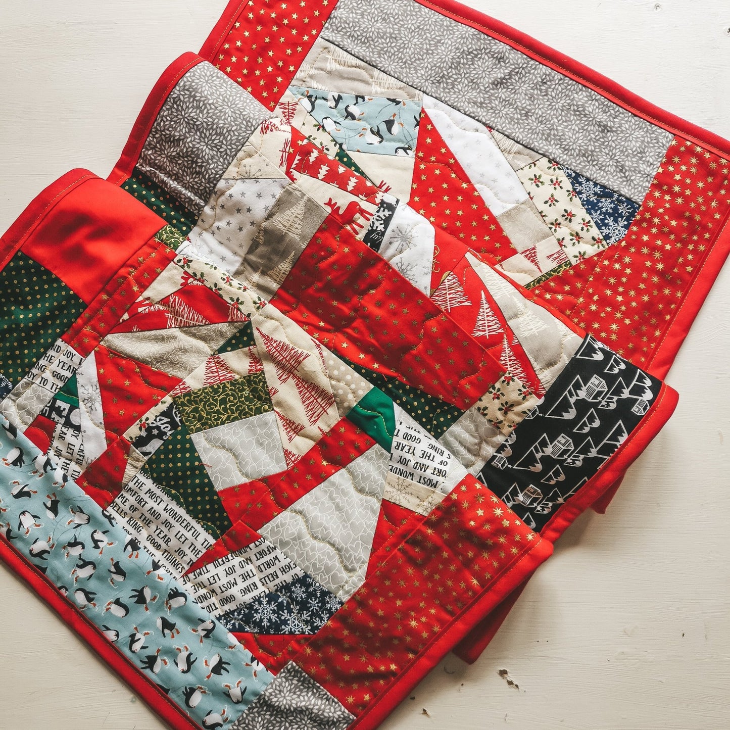 Large Christmas Table Runner - F&B Crafts - F&B Handmade