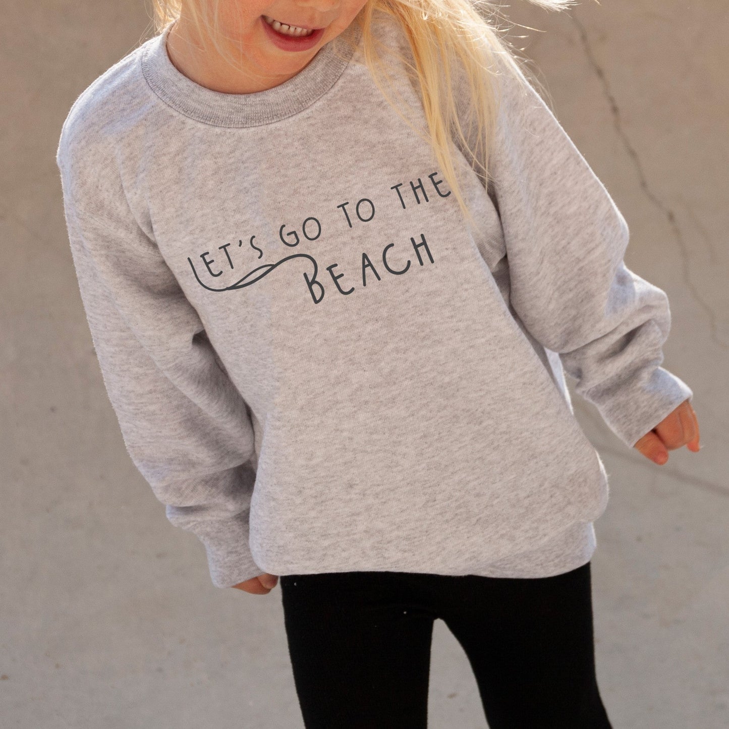 Let's Go To The Beach Kids Sweatshirt - F&B Crafts - Fox & Co Apparel