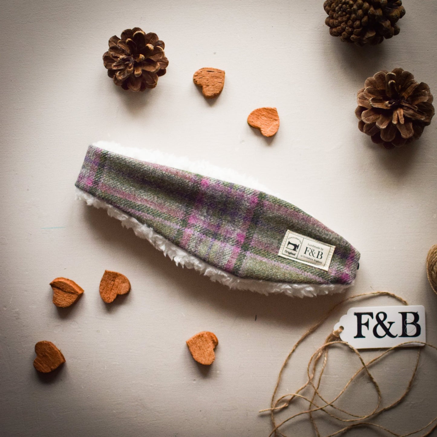 Meadow Tweed Head Warmer - F&B Crafts - F&B Handmade