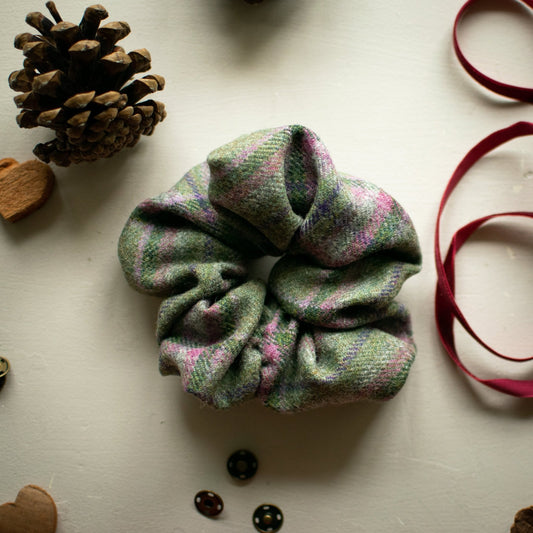 Meadow Tweed Scrunchies - F&B Crafts - F&B Handmade