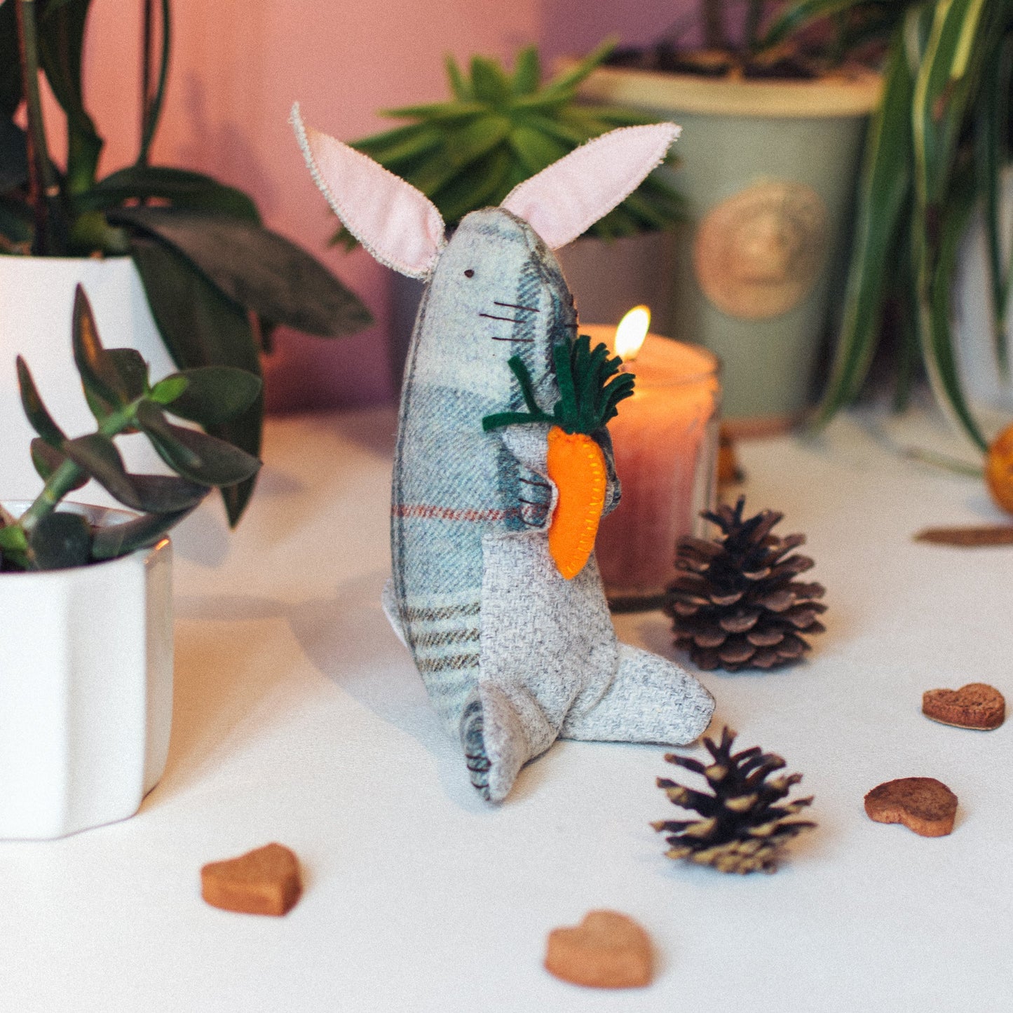 Medium Vintage Rabbit Toy - F&B Crafts - F&B Handmade