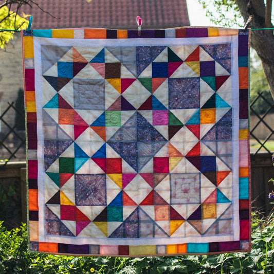 Multicoloured Patchwork Quilt - F&B Crafts - F&B Handmade