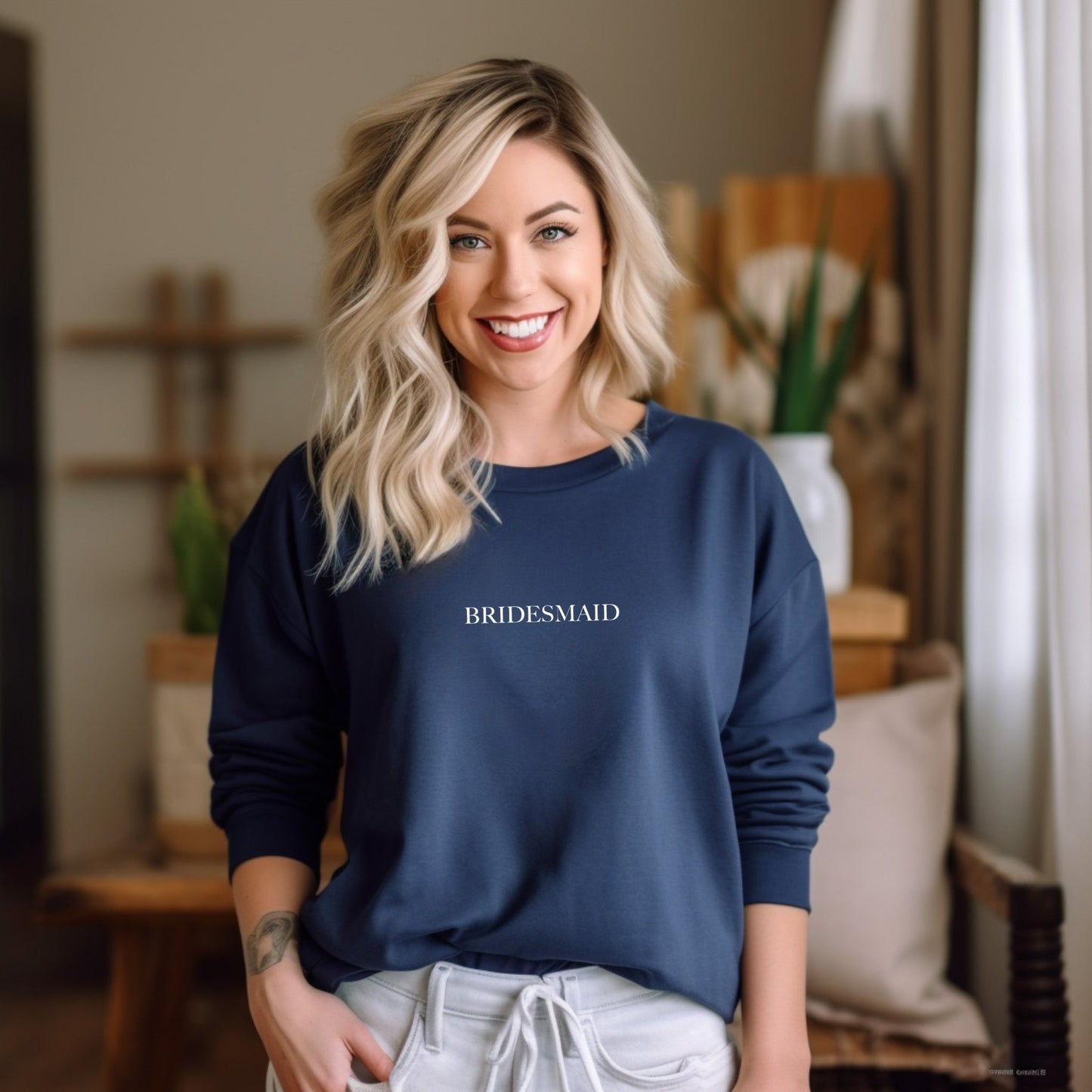 Personalised Bridesmaid, Nameand Date Jumper - F&B Crafts - Fox & Co Apparel