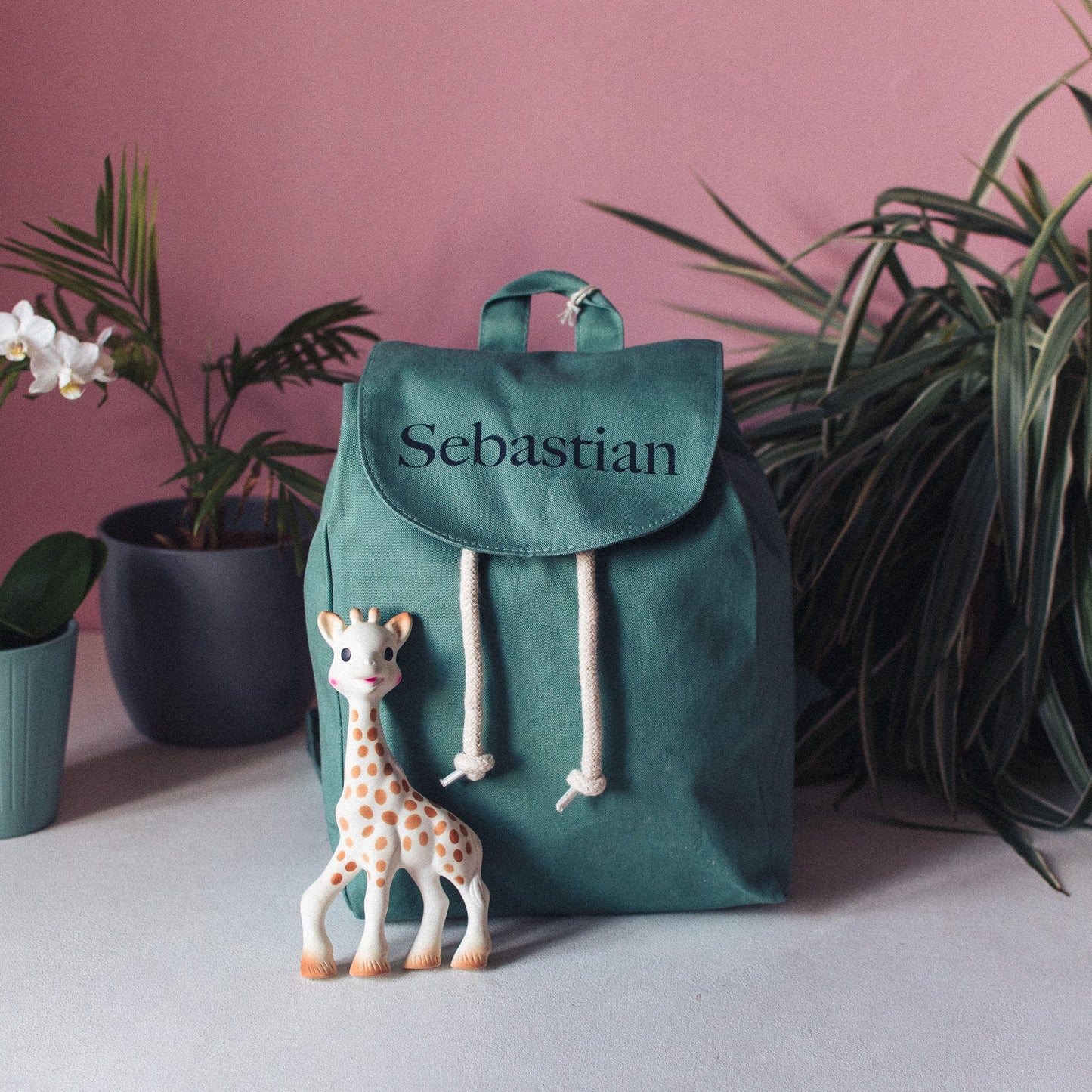 Personalised Mini Cotton Rucksack - F&B Crafts - Fox & Co Apparel