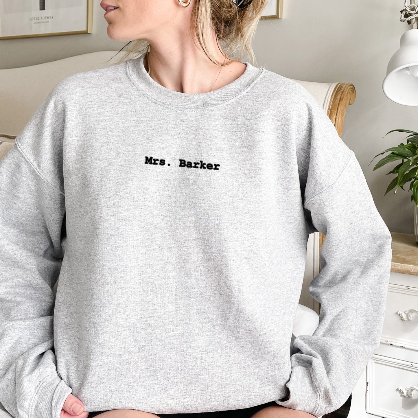 Personalised Mrs Jumper - F&B Crafts - Fox & Co Apparel