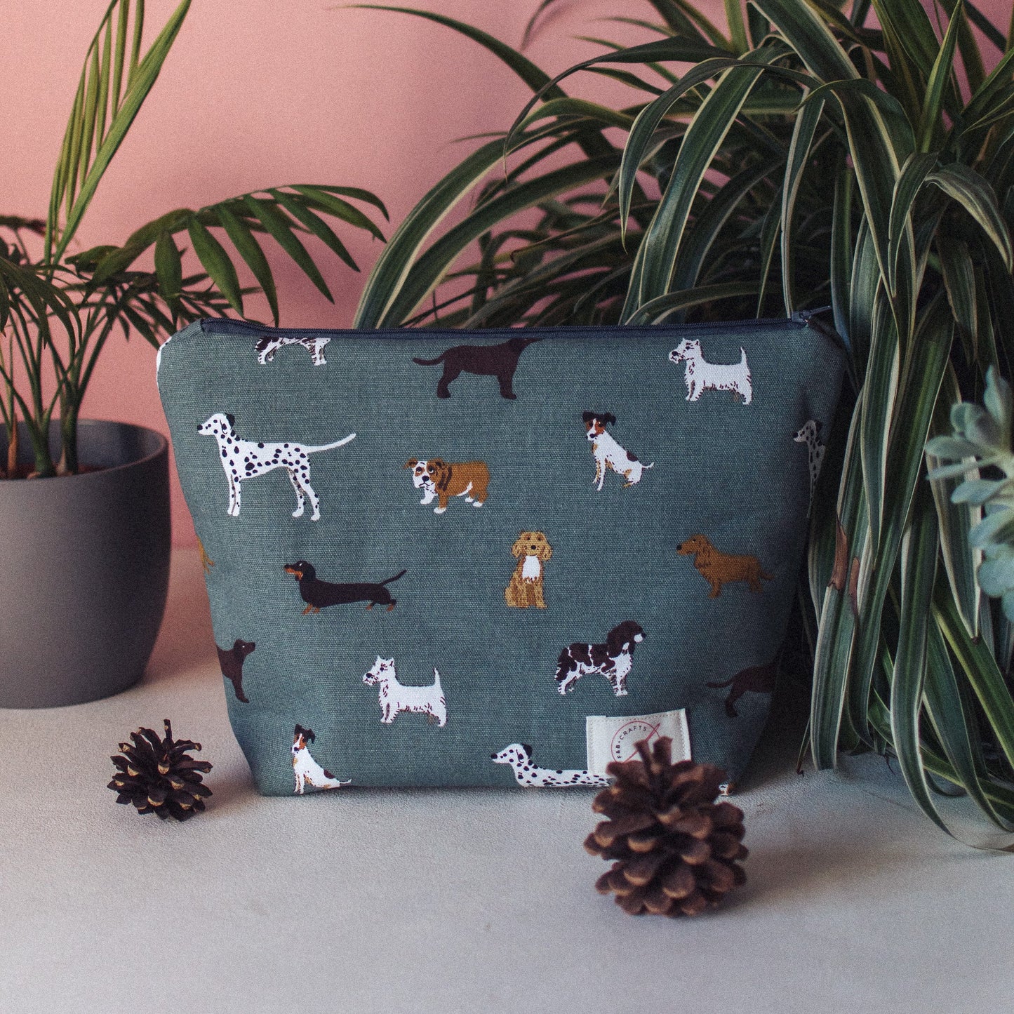 Sophie Allport Dog Print Wash Bag and Make-up Bag - F&B Crafts - F&B Designs