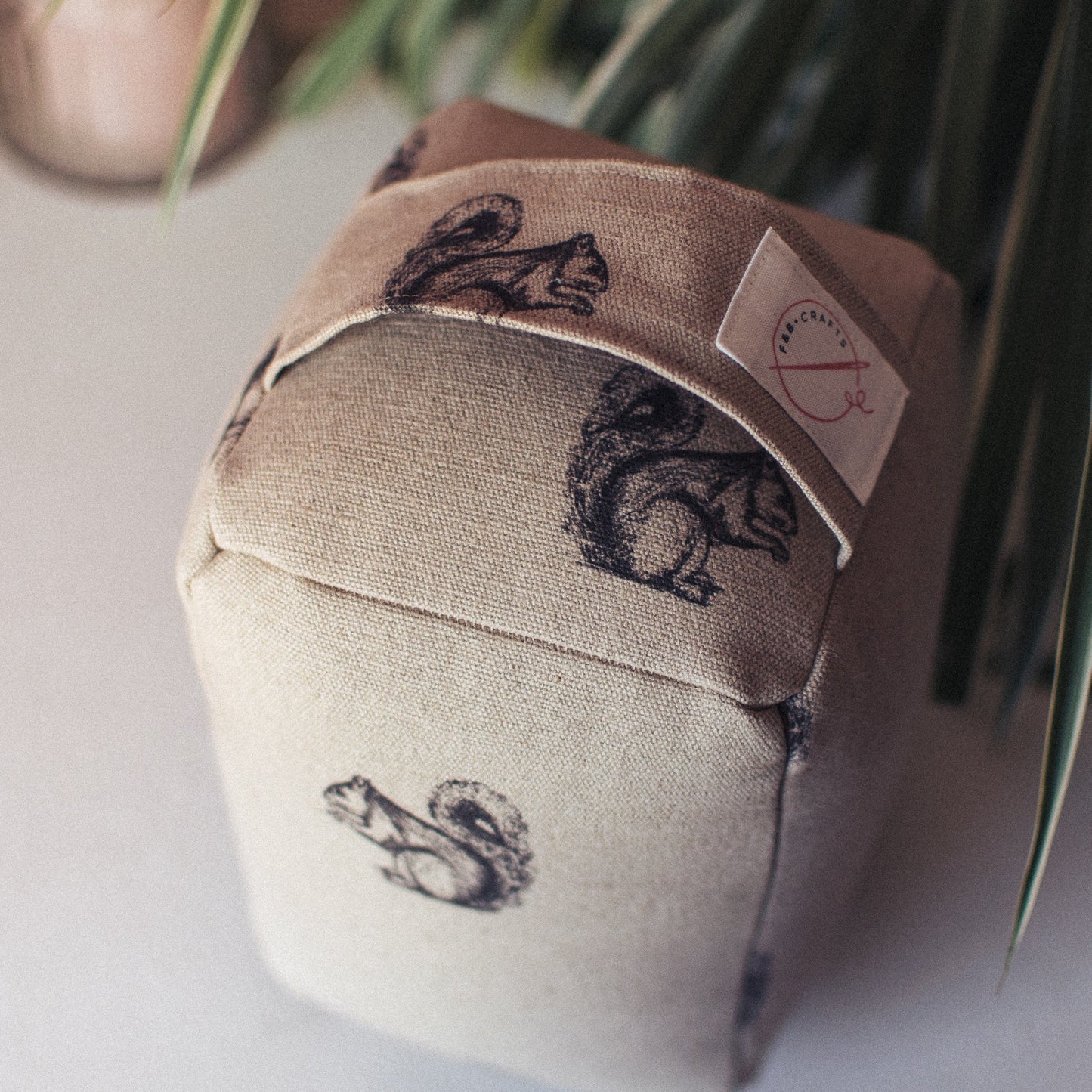 Squirrel Print Doorstops - F&B Crafts - F&B Handmade