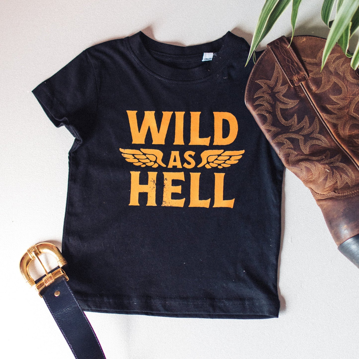 Wild As Hell Vintage Style Kids T-Shirt - F&B Crafts - Fox & Co Apparel