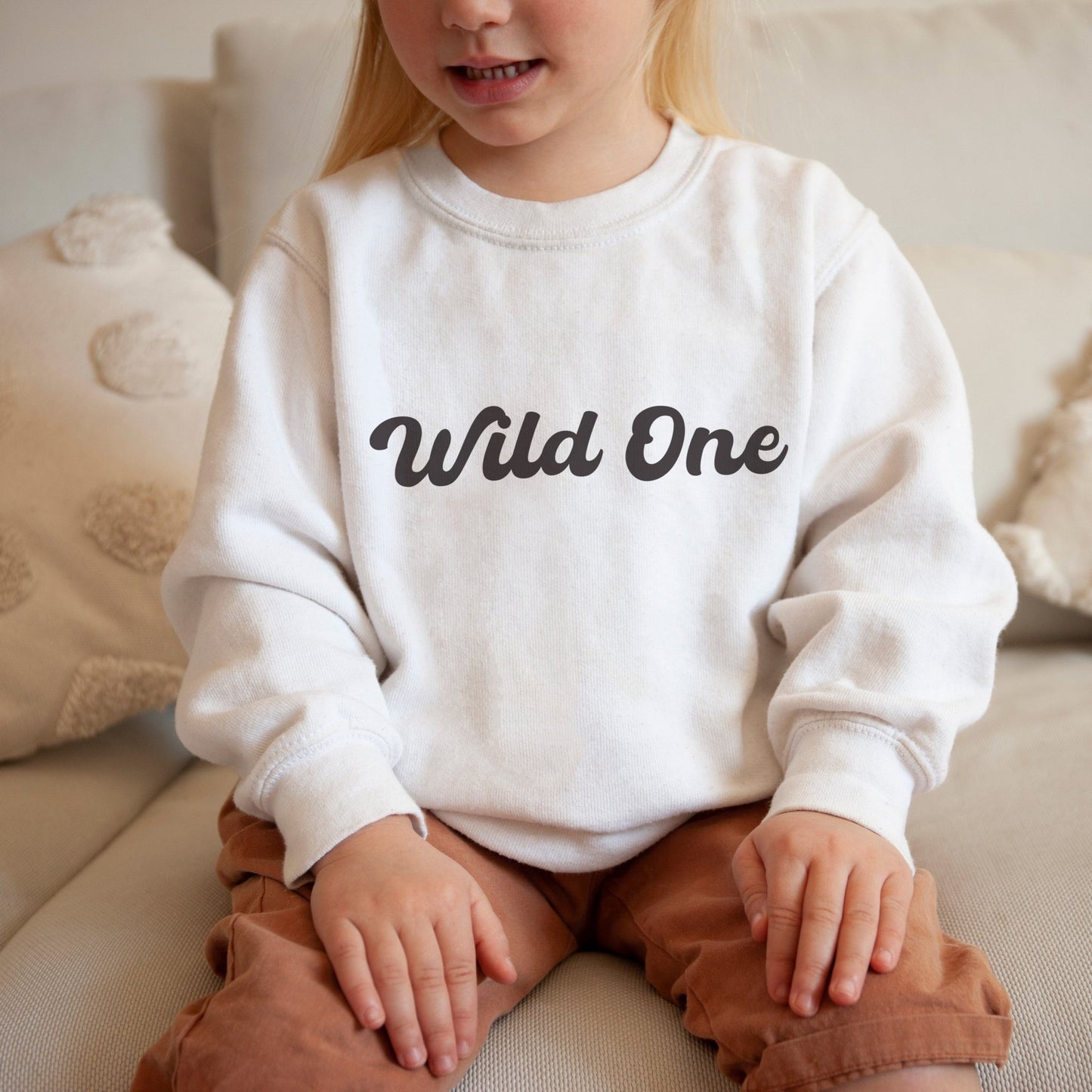 Wild One Kids Sweatshirt - F&B Crafts - Fox & Co Apparel
