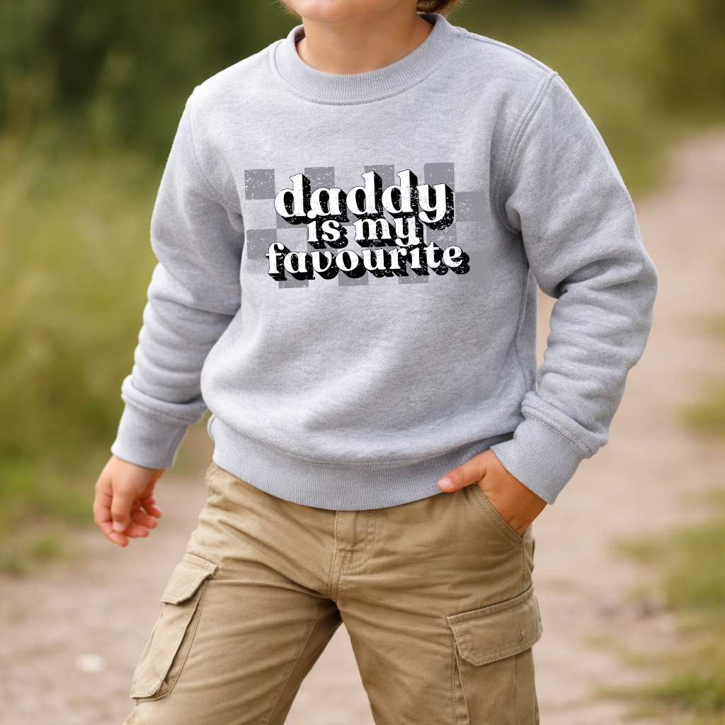 Daddy Is My Favourite Sweatshirt | Baby & Kids Jumper (0-11 Years)