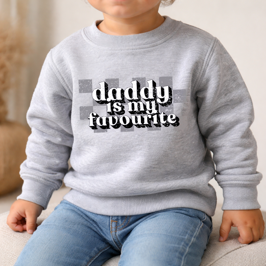 Daddy Is My Favourite Sweatshirt | Baby & Kids Jumper (0-11 Years)