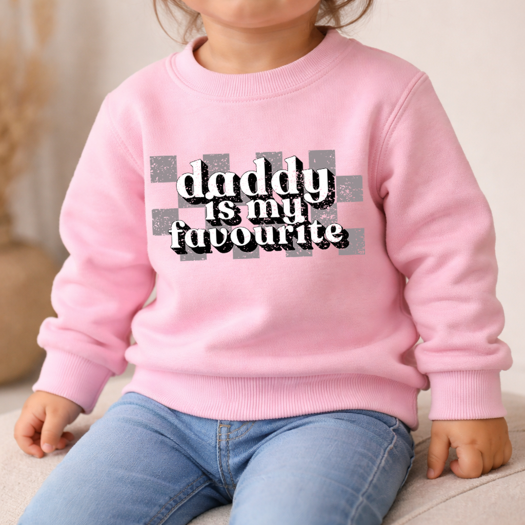 Daddy Is My Favourite Sweatshirt | Baby & Kids Jumper (0-11 Years)