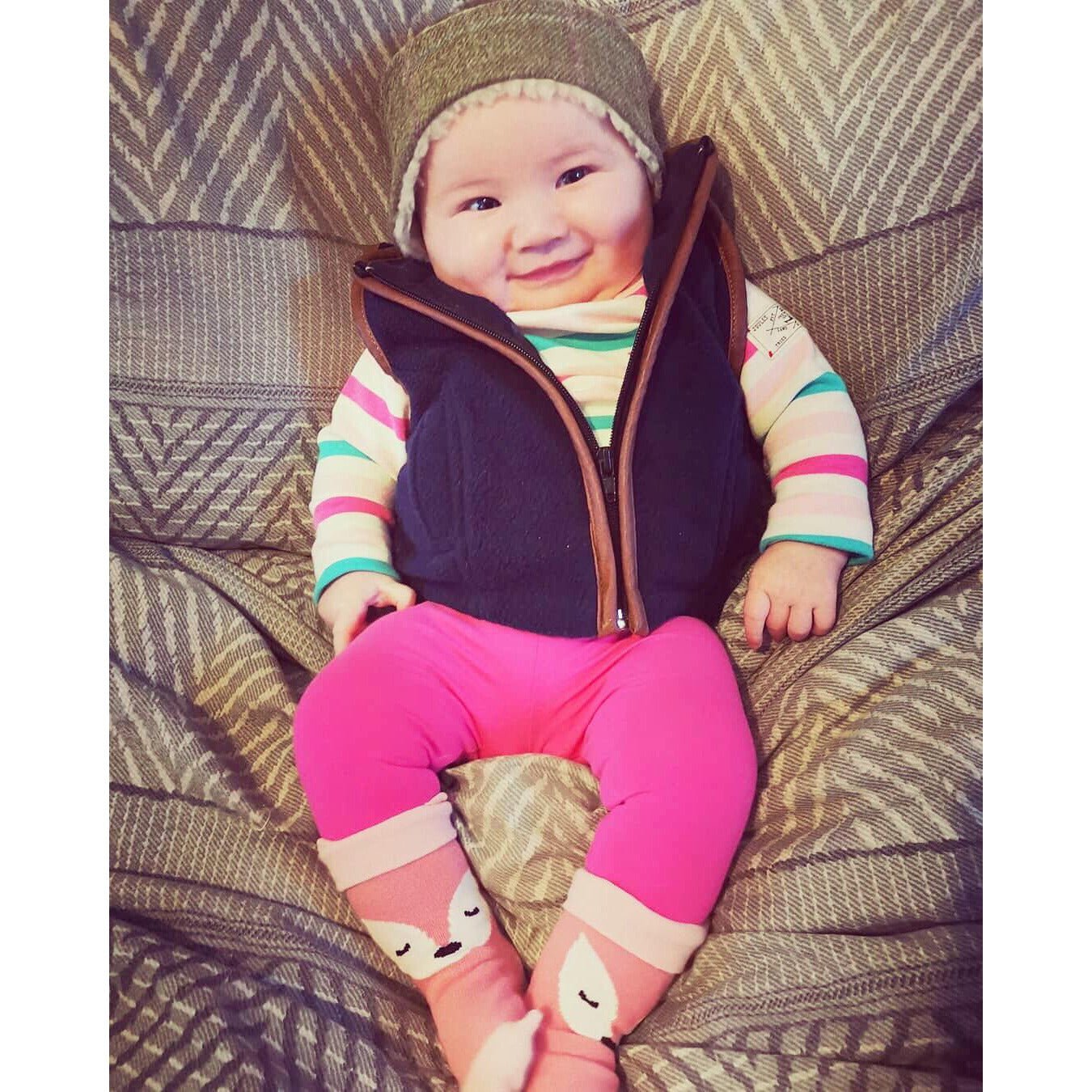 Baby's Tweed Head Warmer - F&B Crafts - F&B Handmade