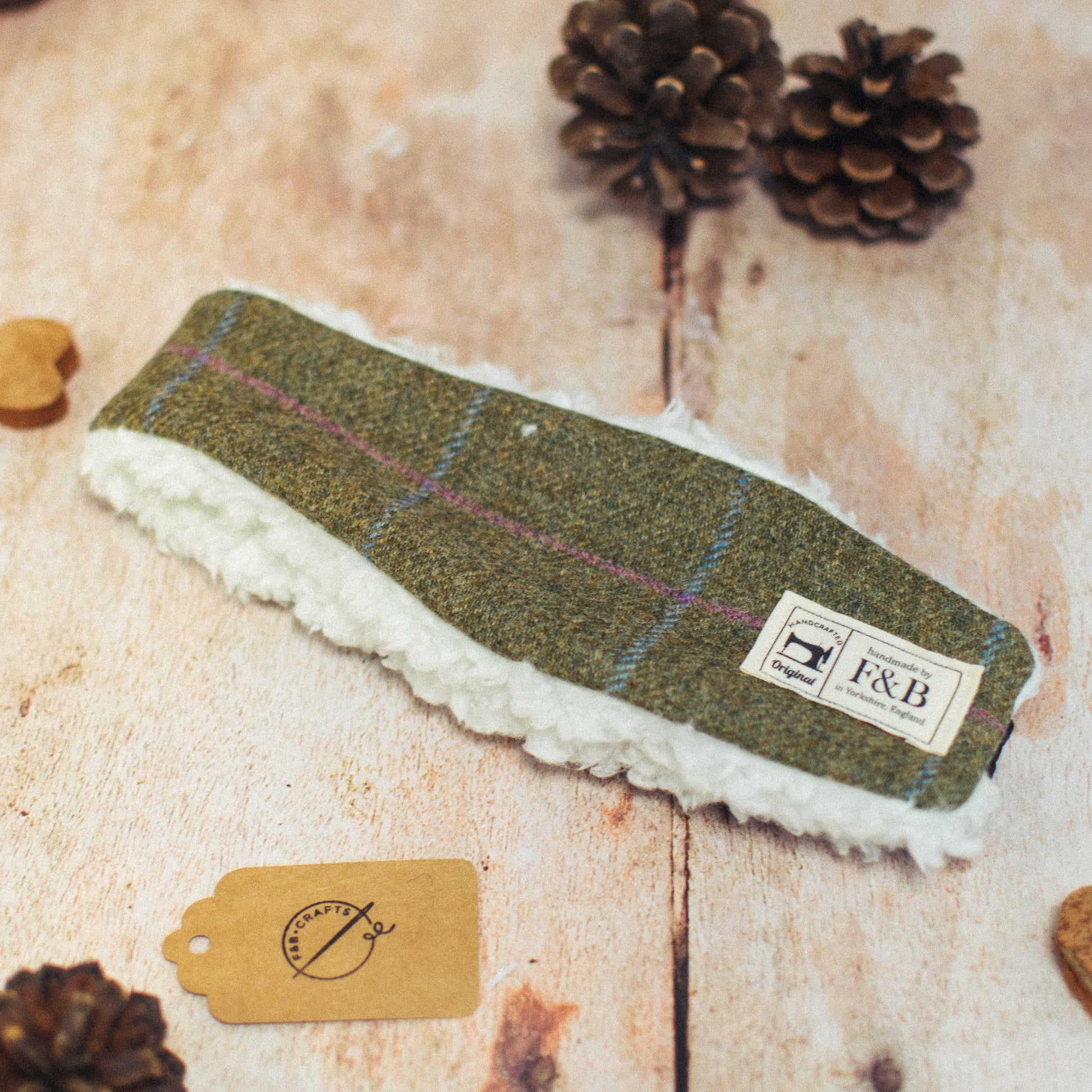 Baby's Tweed Head Warmer - F&B Crafts - F&B Handmade