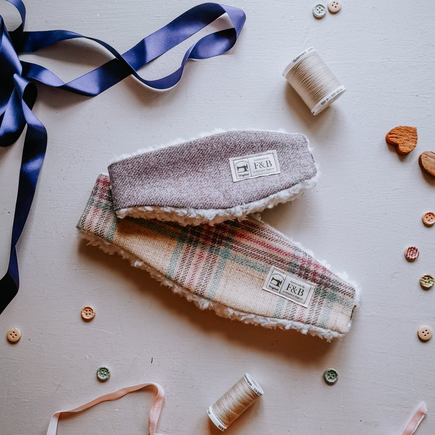Baby's Tweed Head Warmer - F&B Crafts - F&B Handmade