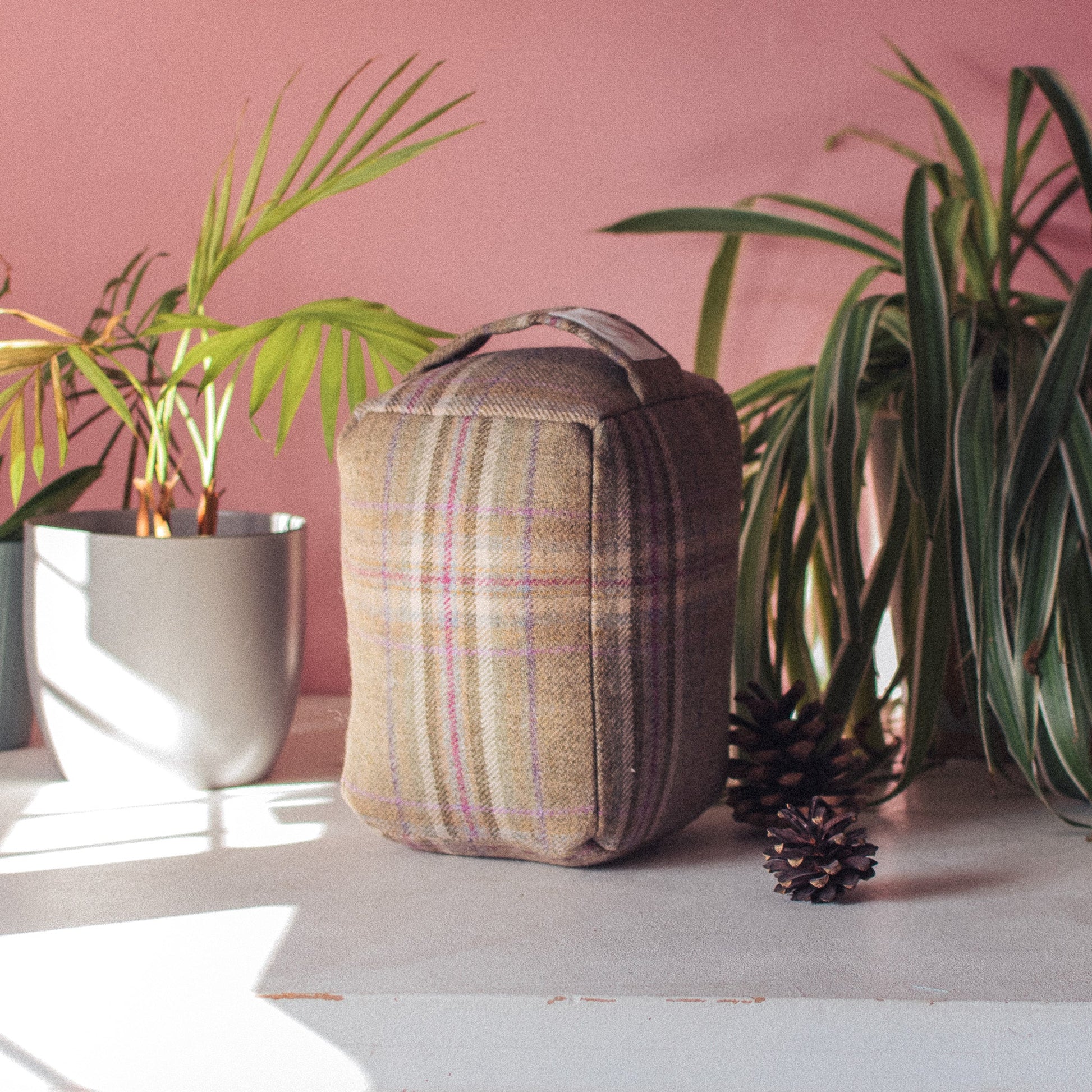 Blossom Tweed Tartan Doorstop - F&B Crafts - F&B Handmade
