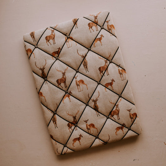 Deer Print Notice Board - F&B Crafts - F&B Handmade