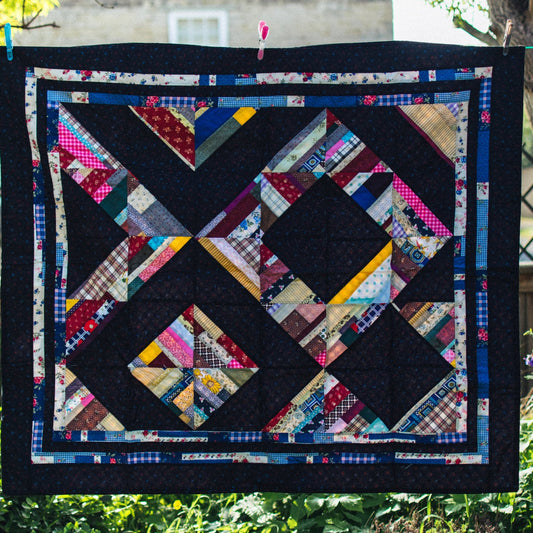 Diamond Patchwork Quilt - F&B Crafts - F&B Handmade