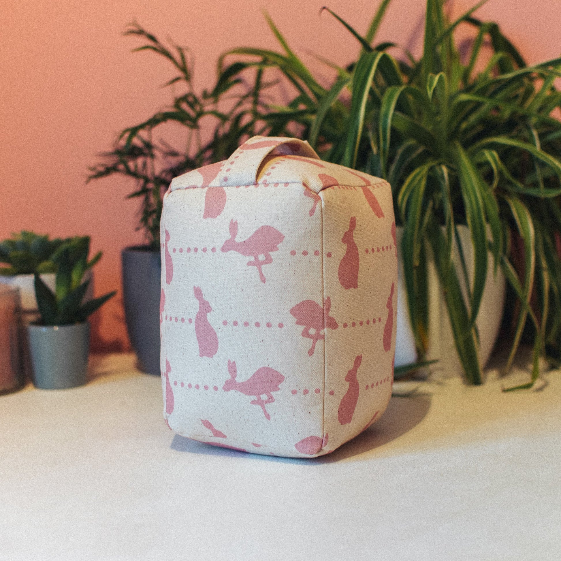 F&B Hare & Dots Print Doorstops - F&B Crafts - F&B Designs