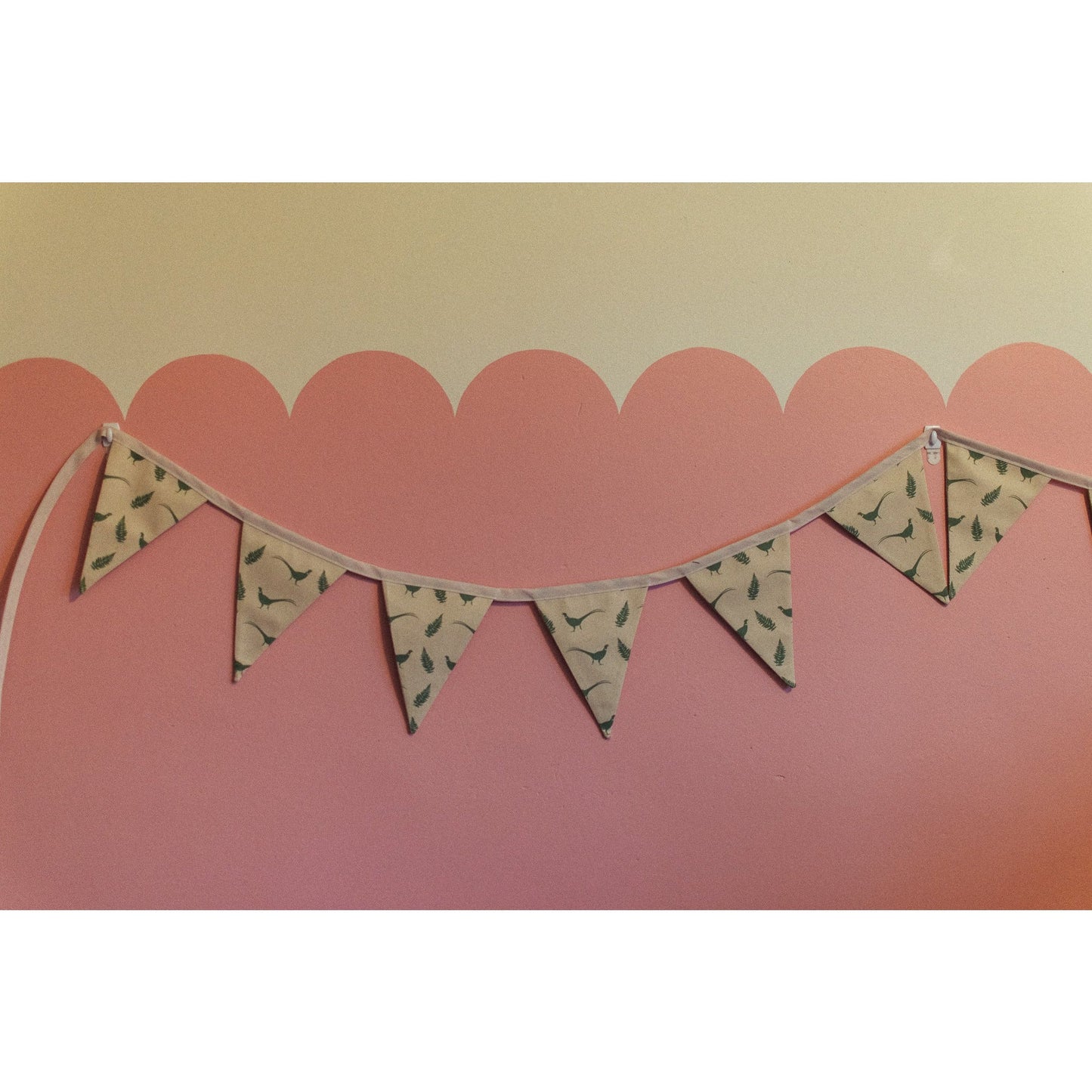 F&B Pheasant & Fern Bunting - F&B Crafts - F&B Designs