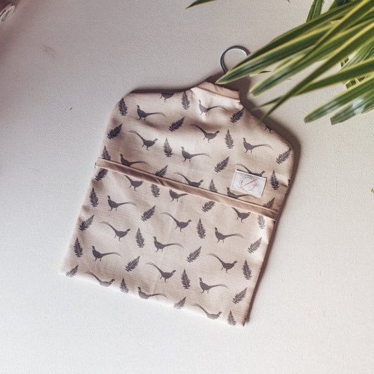 F&B Pheasant & Fern Peg Bag - F&B Crafts - F&B Designs