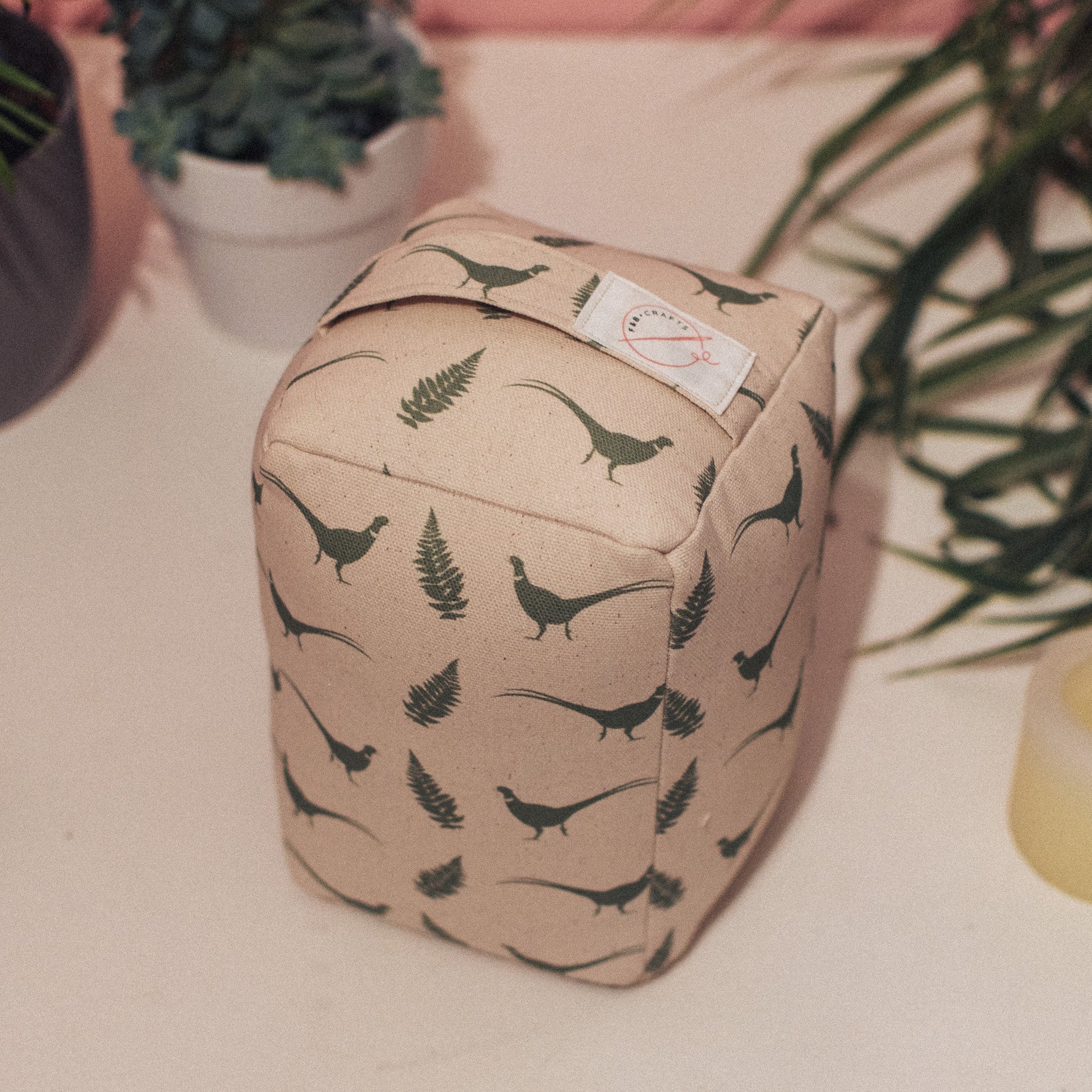F&B Pheasant & Fern Print Doorstops - F&B Crafts - F&B Designs