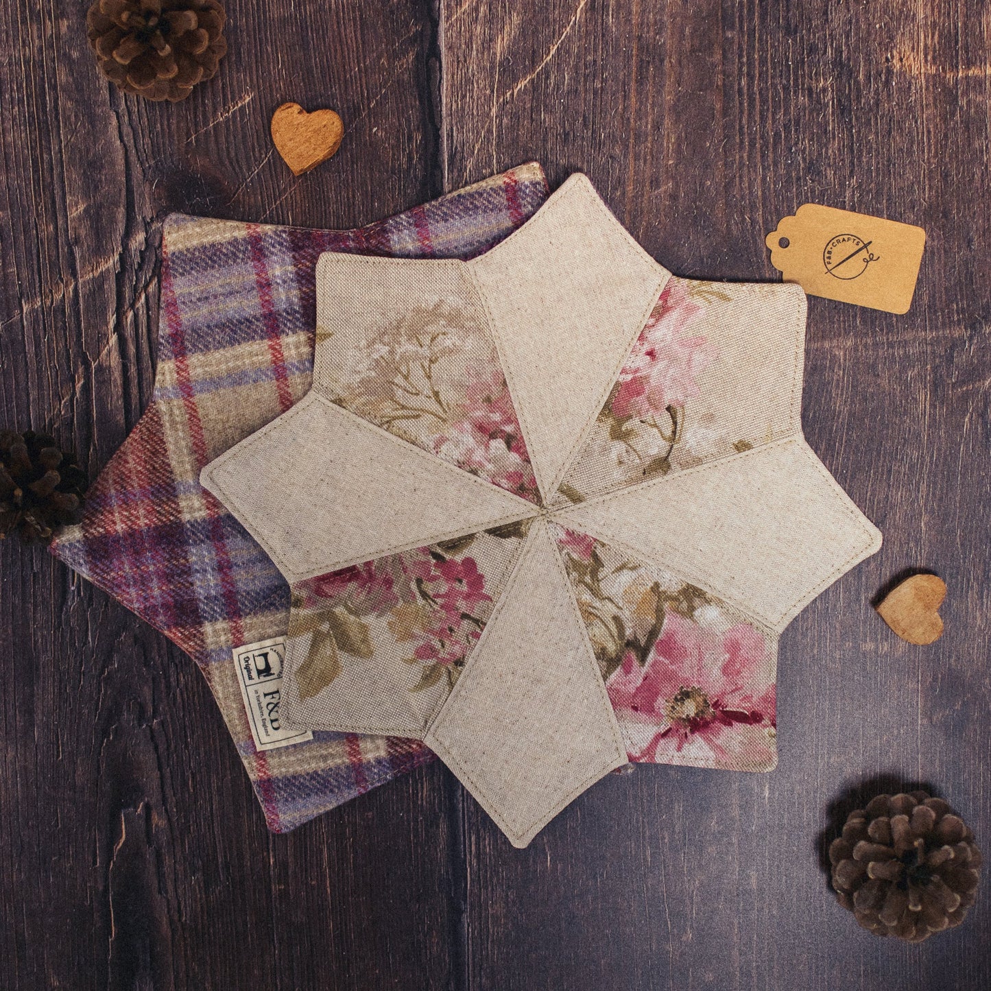 Floral Star Mat - F&B Crafts - F&B Handmade