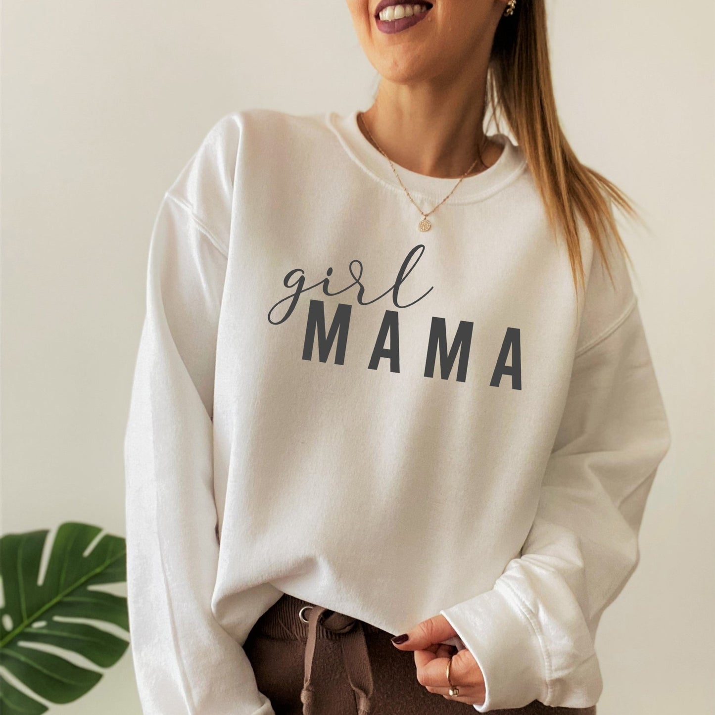 Girl Mama Symbol Jumper XL White - F&B Crafts - Fox & Co Apparel