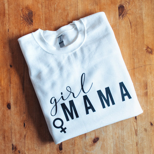 Girl Mama Symbol Jumper XL White - F&B Crafts - Fox & Co Apparel