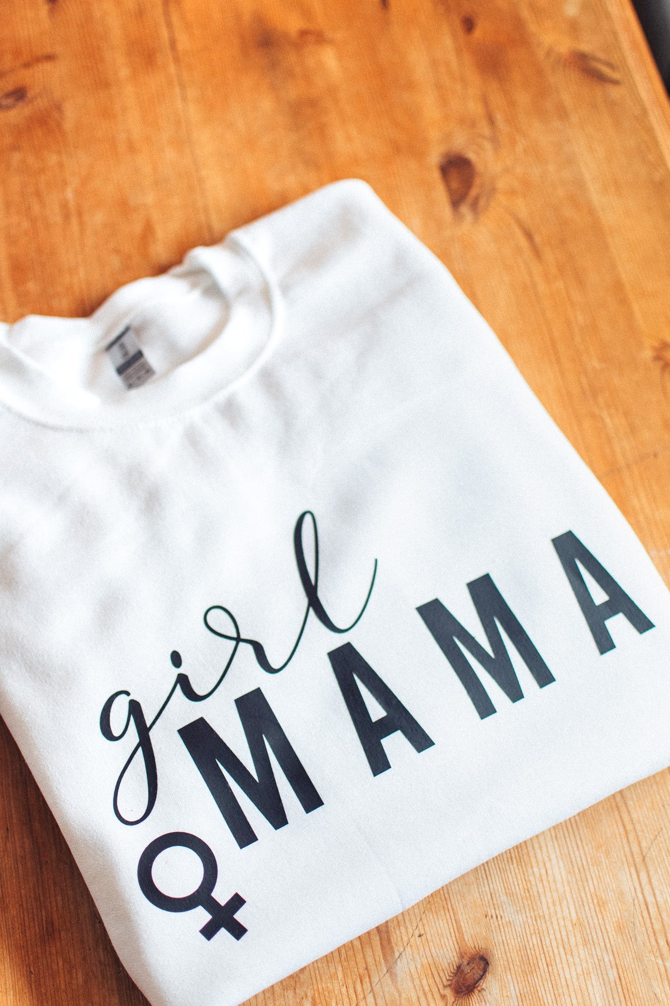 Girl Mama Symbol Jumper XL White - F&B Crafts - Fox & Co Apparel