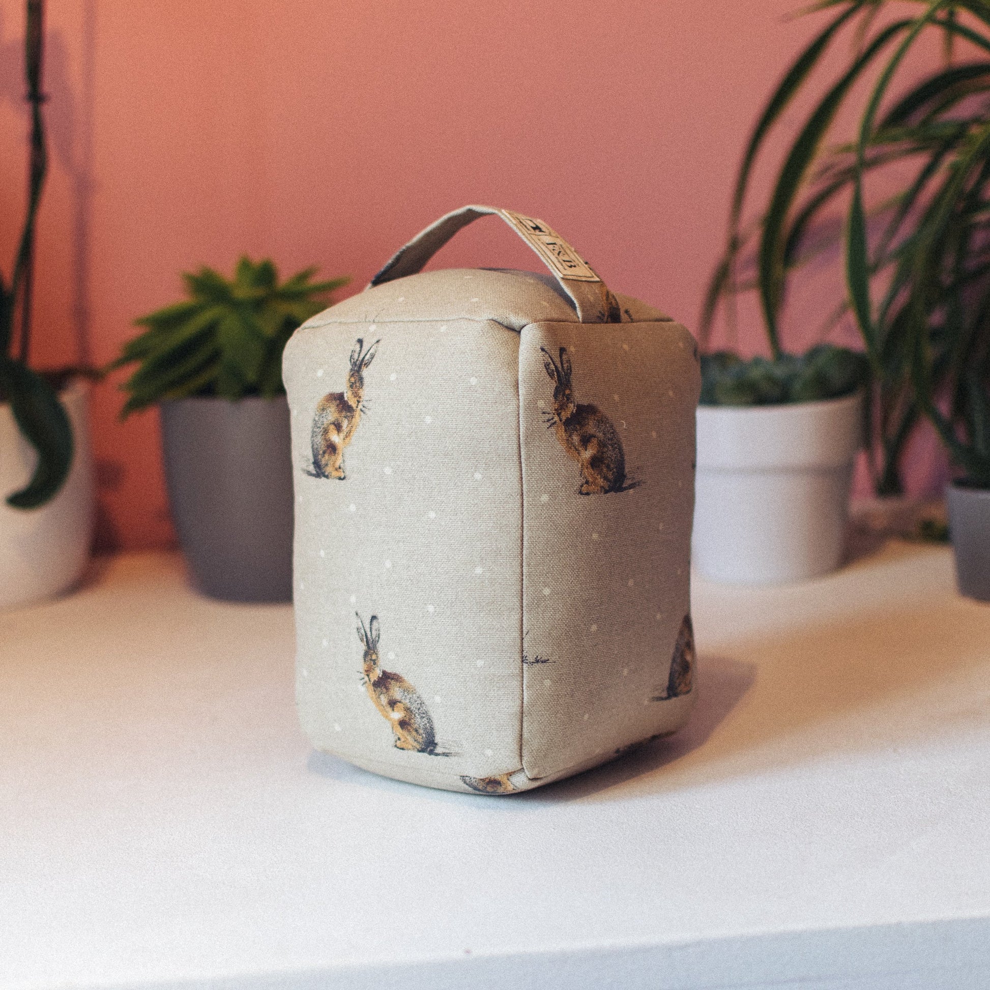 Hare Print Doorstops - F&B Crafts - F&B Handmade