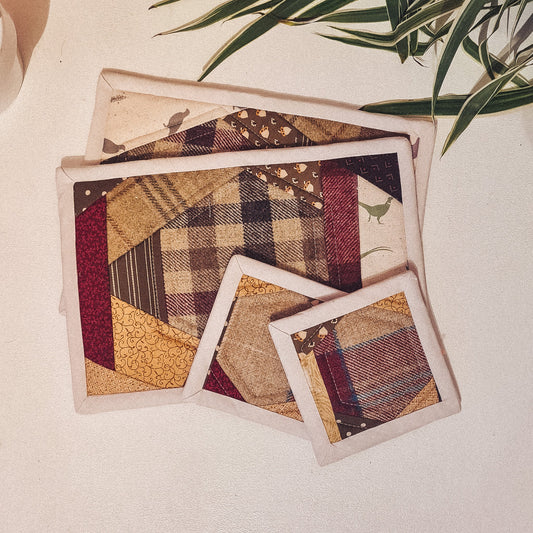 Heat Proof Patchwork Mats and Coasters - F&B Crafts - F&B Handmade