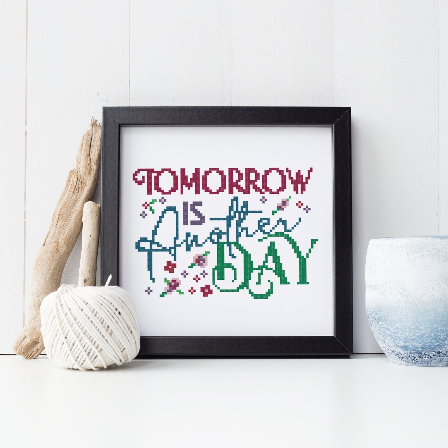 PDF Pattern Only Tomorrow Is Another Day Cross Stitch - F&B Crafts - F&B Crafts