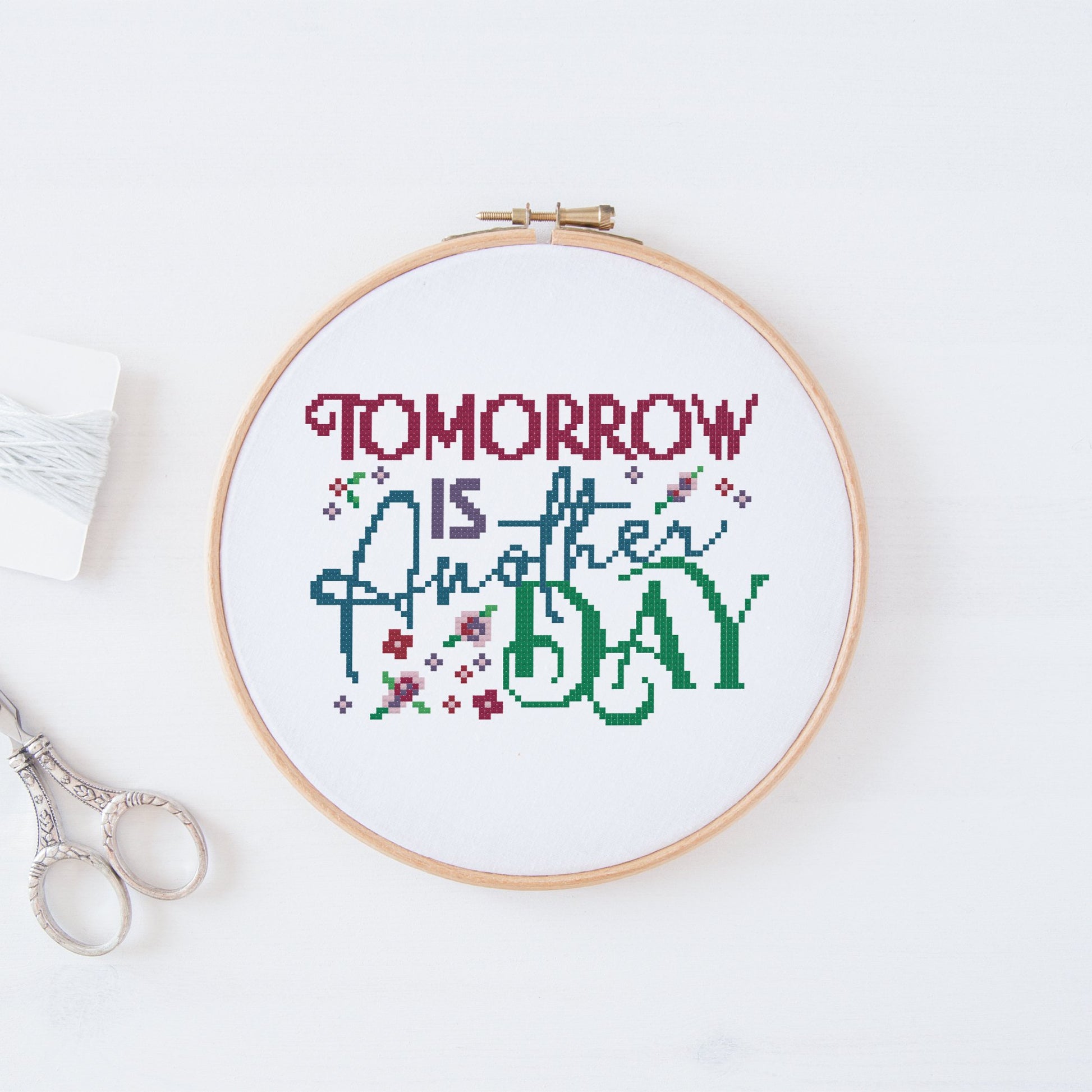 PDF Pattern Only Tomorrow Is Another Day Cross Stitch - F&B Crafts - F&B Crafts
