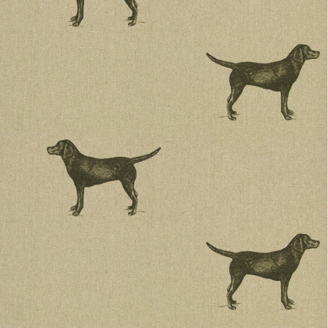 Pen Illustration Labrador Print Fabric - F&B Crafts - F&B Handmade