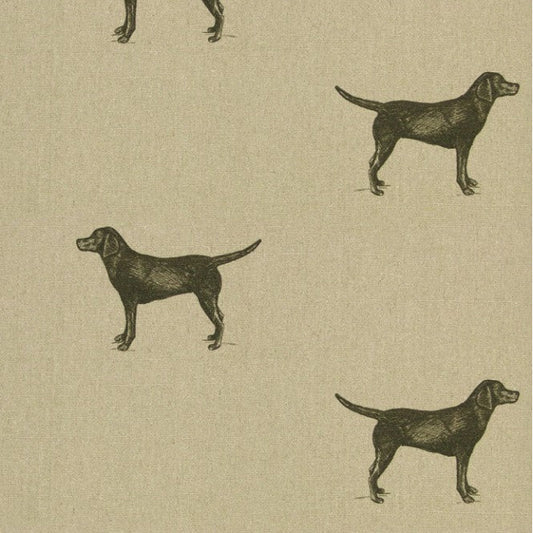 Pen Illustration Labrador Print Fabric - F&B Crafts - F&B Handmade