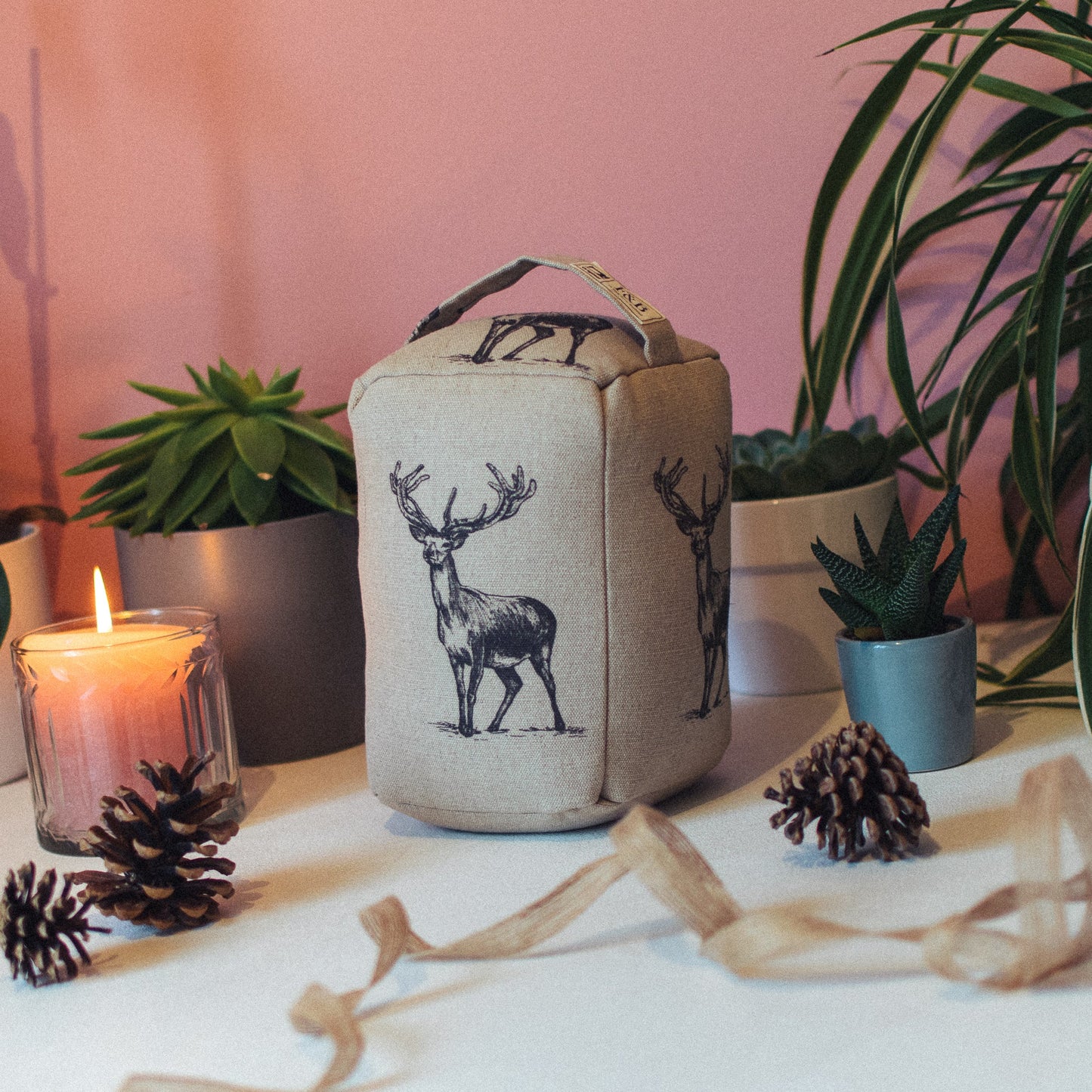 Pen Illustration Stag Print Doorstops - F&B Crafts - F&B Handmade