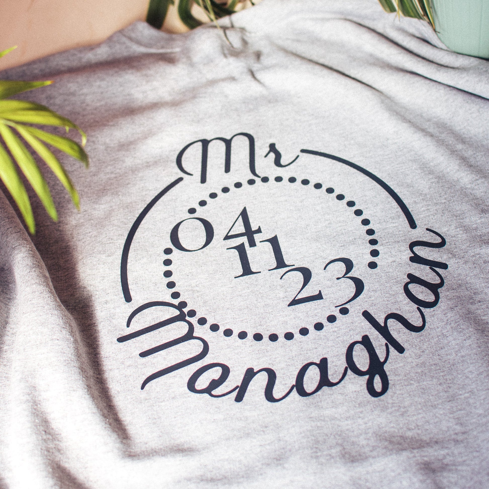 Personalised "Mr" Jumper with Wedding Date - F&B Crafts - Fox & Co Apparel