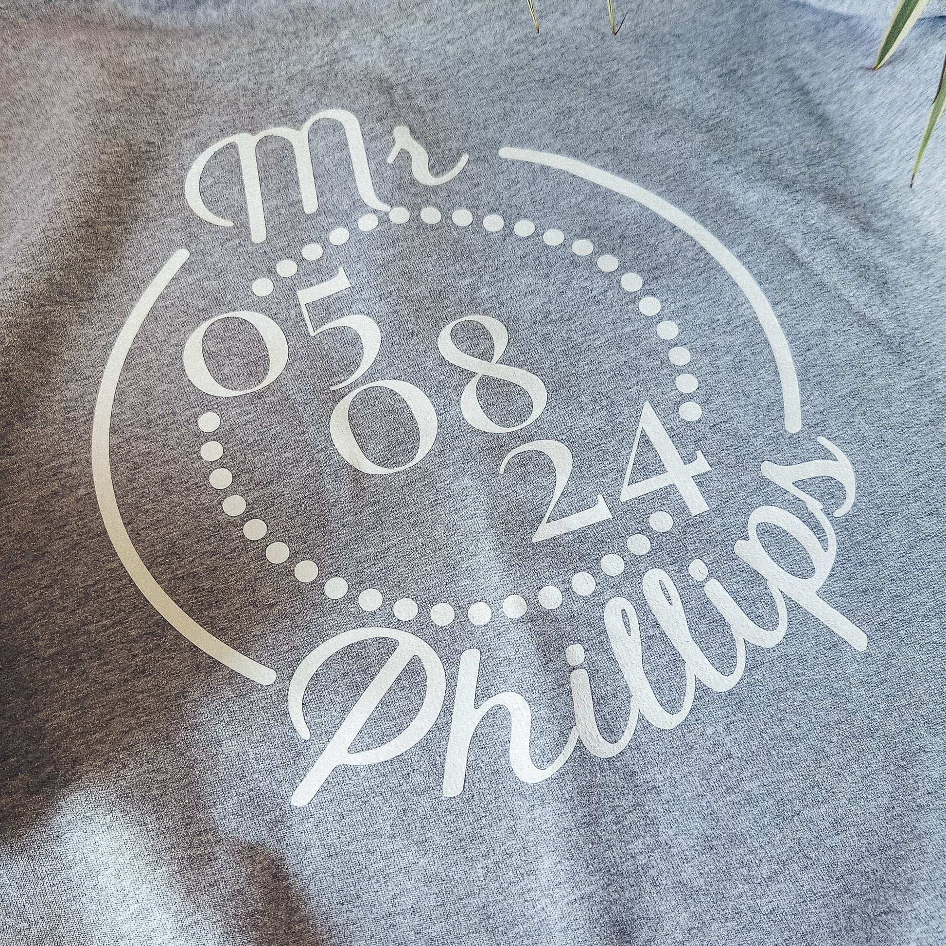 Personalised "Mr" Jumper with Wedding Date - F&B Crafts - Fox & Co Apparel