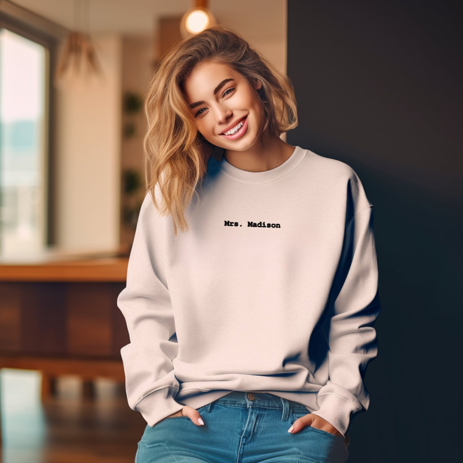 Personalised Mrs Jumper - F&B Crafts - Fox & Co Apparel