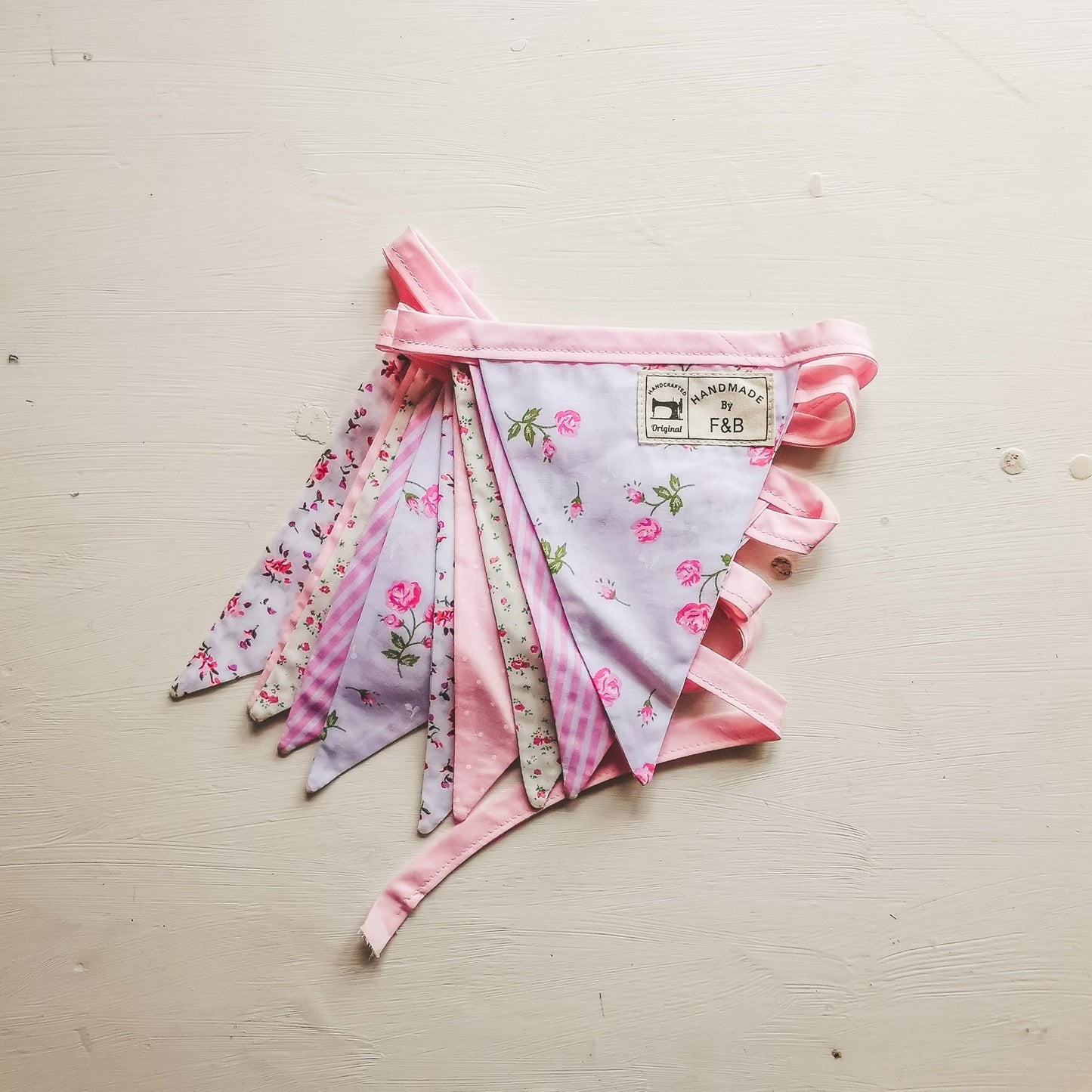 Pink Bunting - F&B Crafts - F&B Handmade