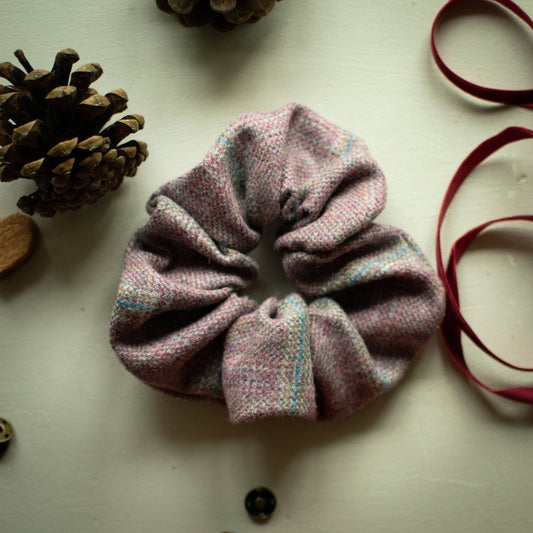 Rosefinch Tweed Scrunchies - F&B Crafts - F&B Handmade