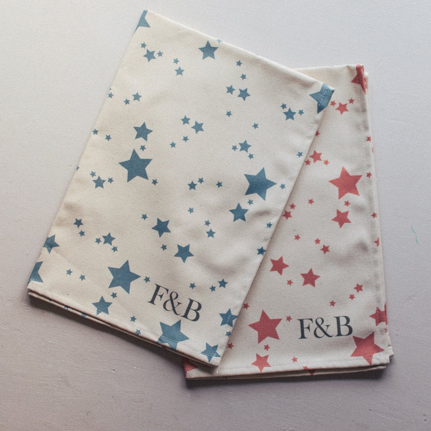 Stars Tea Towels - F&B Crafts - F&B Designs